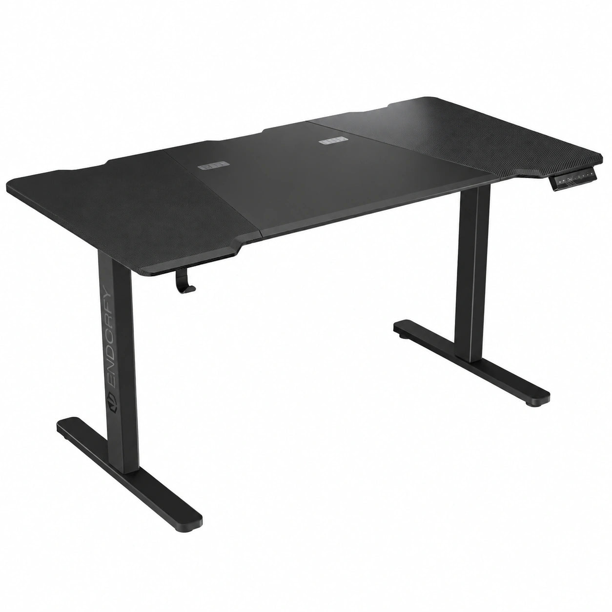 Scrivania elettrica, scrivania da Gaming, scrivania con Altezza Regolabile, Gancio in Metallo per Cuffie, verniciatura Opaca