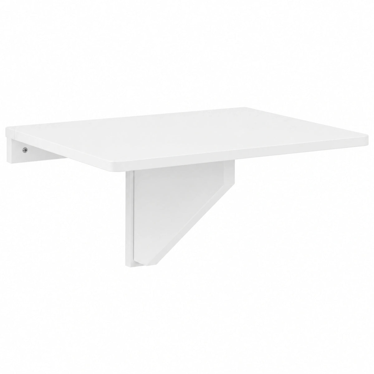 Tavolo Pieghevole a Muro stabile, portata 50 kg, 60 × 40cm, salvaspazio, Scrivania per Computer per libri