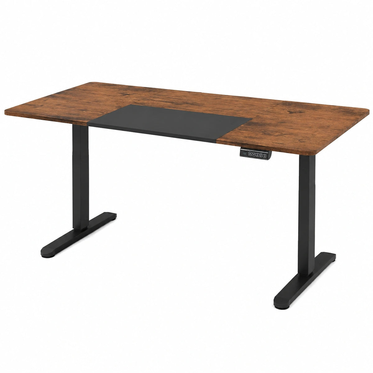 Scrivania Elettrica Regolabile in Altezza con Memoria, Tavolo da Ufficio 140 × 70 cm con Anticollisione e Blocco Bambini per Casa