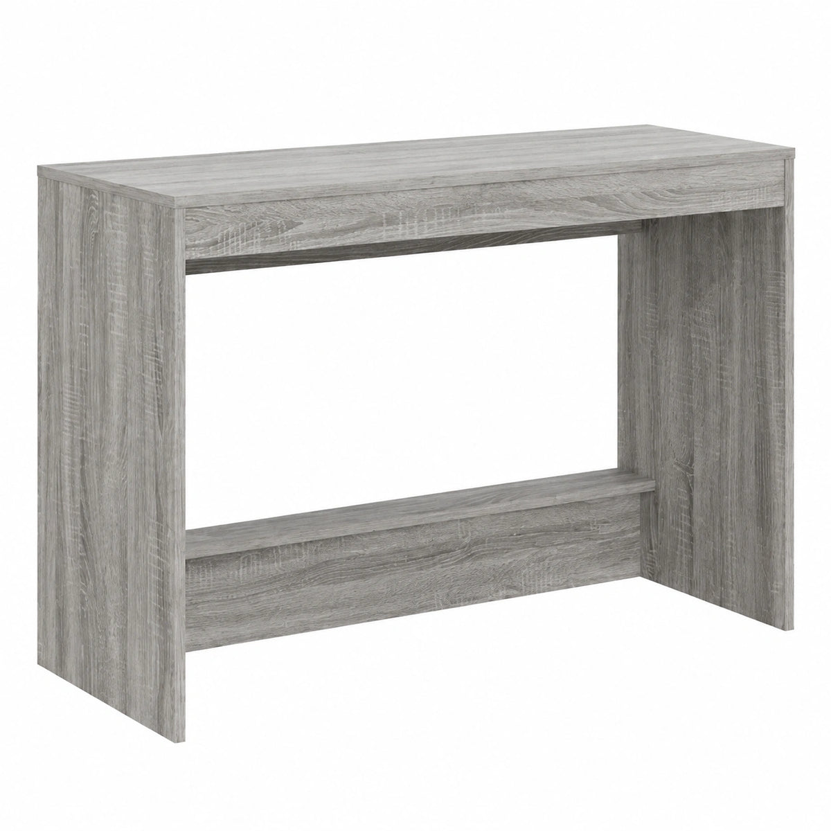 Scrivania da letto in legno Sonoma, 100 × 45 × 75 cm, compatta scrivania per computer con ripiano e spazio per riporre oggetti, per casa ufficio